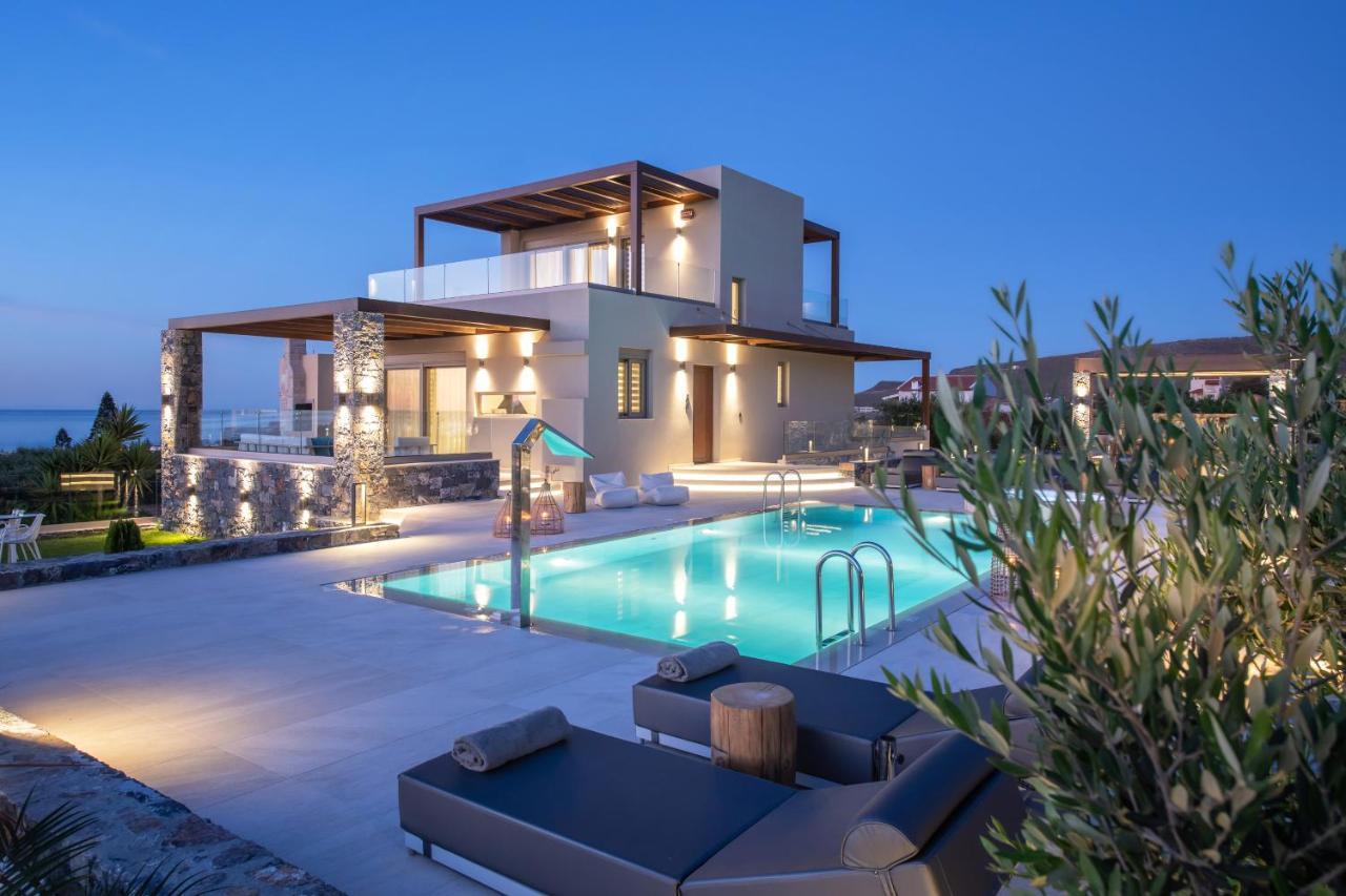 Kymo Instyle Villa - Sea View Private Pool Jacuzzi Kokkini Hani 外观 照片