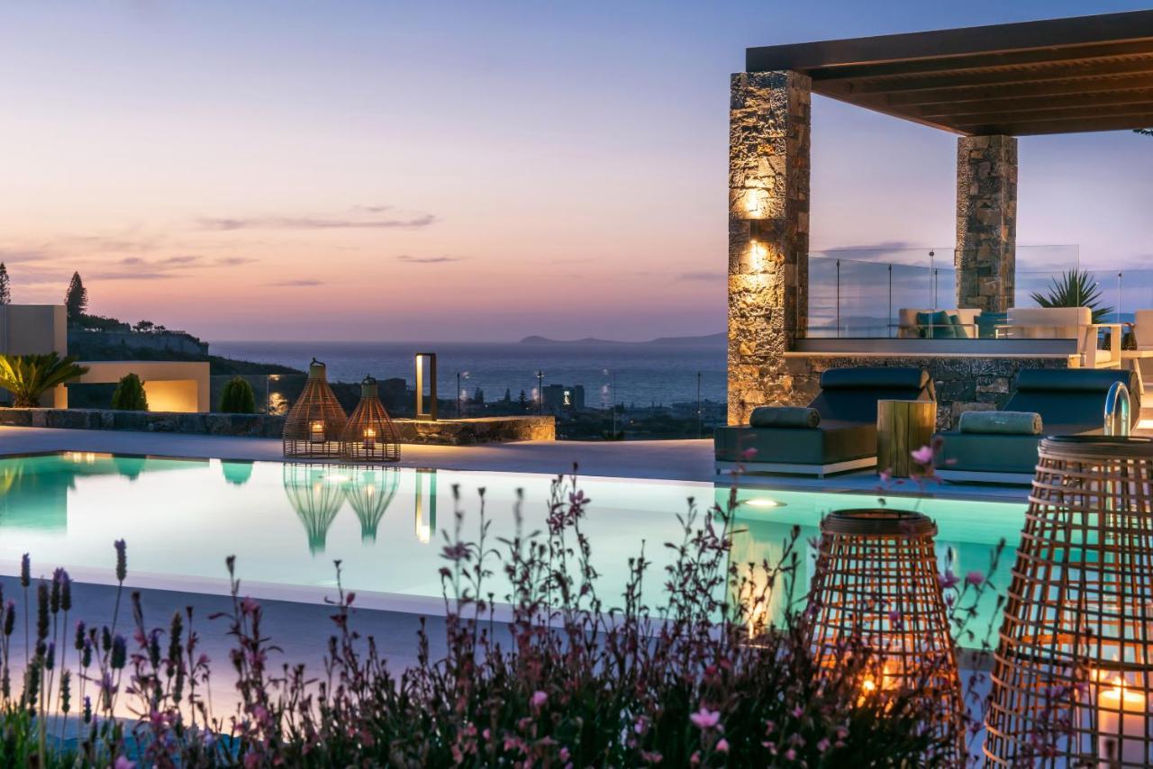 Kymo Instyle Villa - Sea View Private Pool Jacuzzi Kokkini Hani 外观 照片