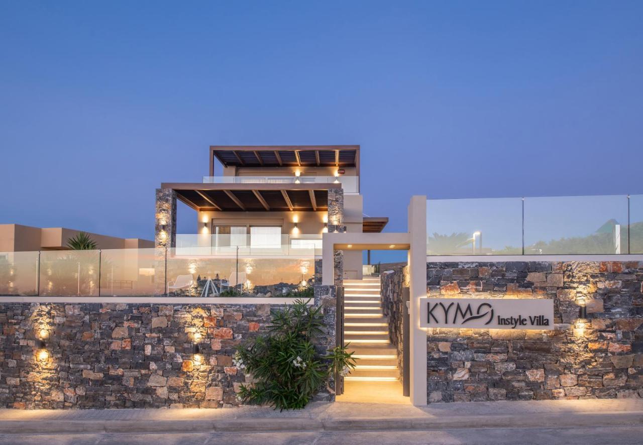 Kymo Instyle Villa - Sea View Private Pool Jacuzzi Kokkini Hani 外观 照片