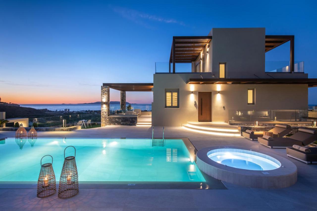 Kymo Instyle Villa - Sea View Private Pool Jacuzzi Kokkini Hani 外观 照片