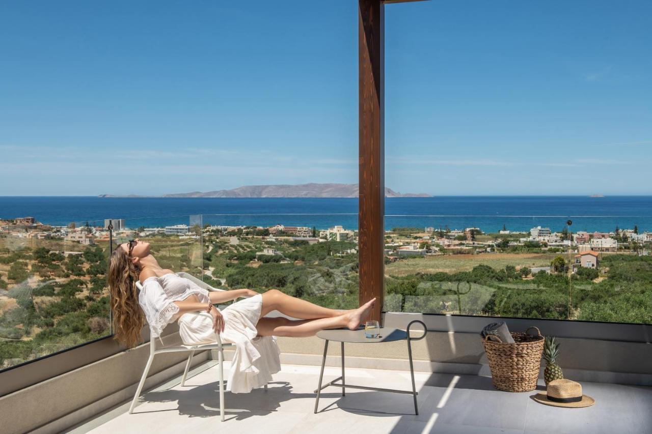 Kymo Instyle Villa - Sea View Private Pool Jacuzzi Kokkini Hani 外观 照片